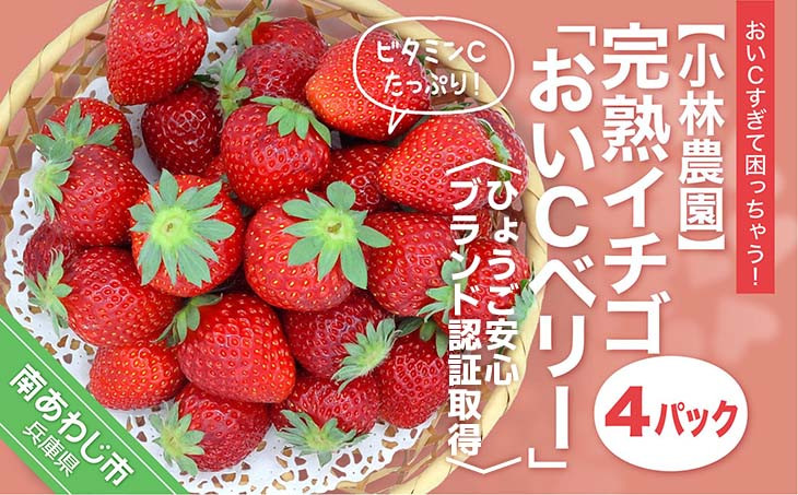 小林農園の完熟いちご「おいCベリー」