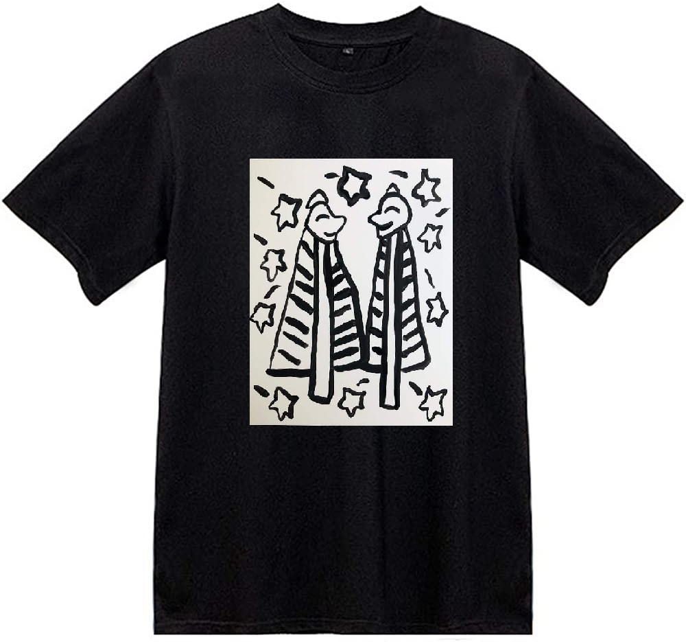 Tシャツのイメージ図です。