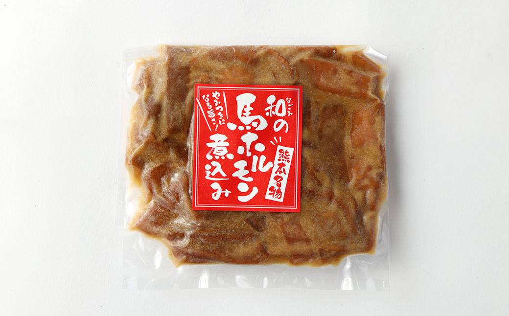 国産馬刺し 特選霜降り(大トロ) 100g×4袋 国産 馬 ホルモン 味噌煮込み 200g×4袋