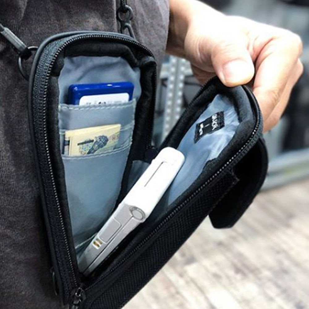 キャッシュレスポーチ ブラック PT005BK