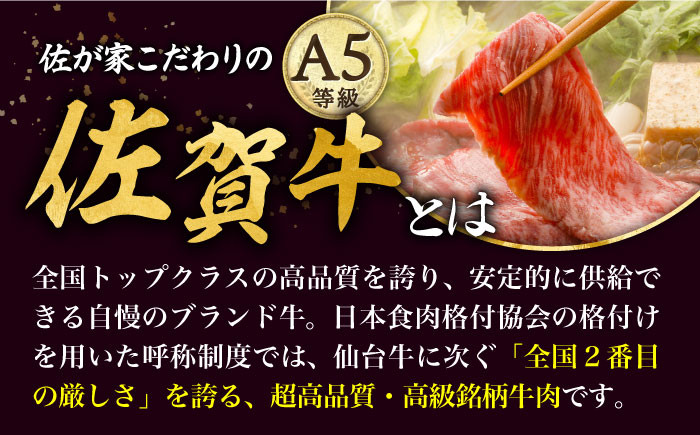 A5 佐賀牛すき焼き・しゃぶしゃぶ用 モモ 600g（300g×2パック）/ナチュラルフーズ [UBH002] 牛肉 肉 スライ
