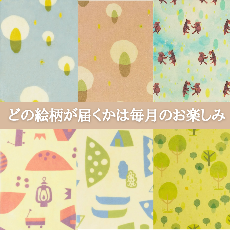 繰り返し使えるラップ「tsu tsu mi」ミツロウラップ Mサイズ定期便6回【34006】