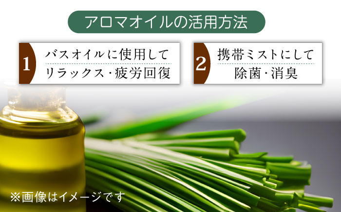 【持ち運べるリフレッシュセット】武雄産 レモングラスオイルと武雄焼アロマストーン セット /クロップス武雄レモングラス [UBG