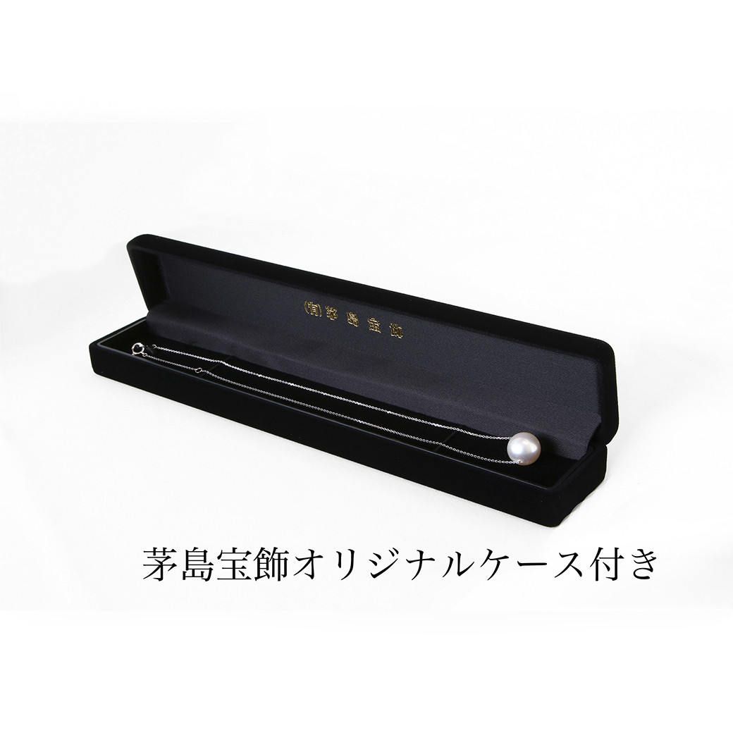 WG(K18) 南洋パール スルーネックレス (40cm) 真珠サイズ 12.0mm