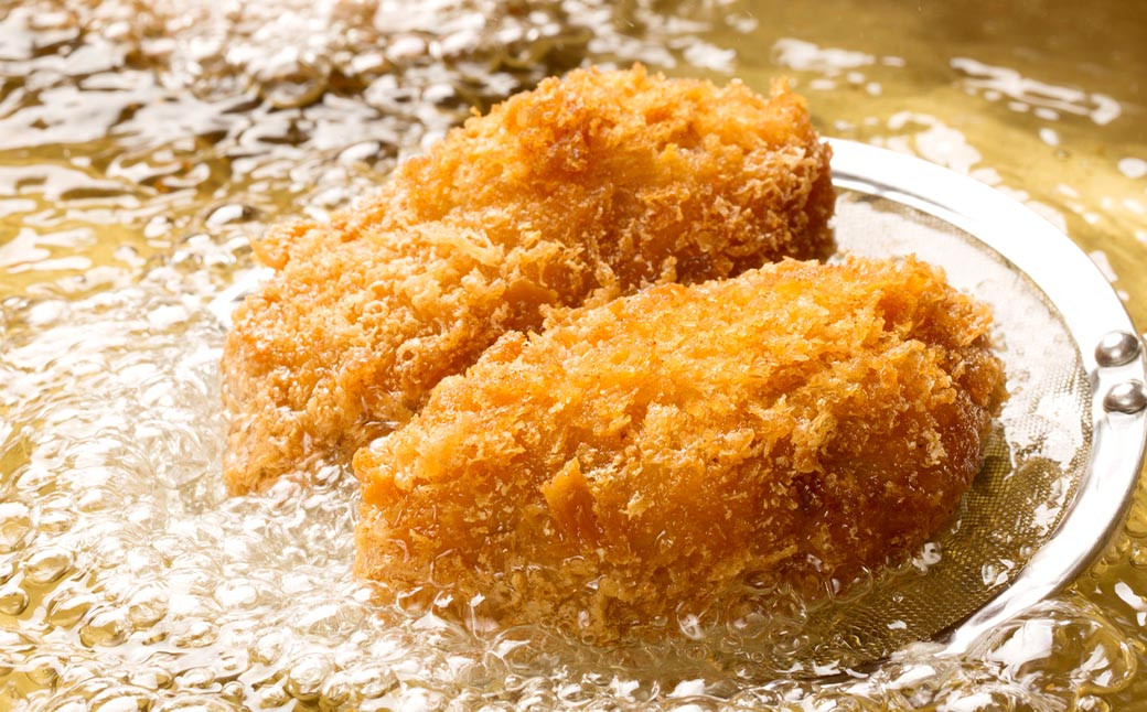 サクサクッ!国産大ぶりカキフライ 80個(約2kg) 岡垣町