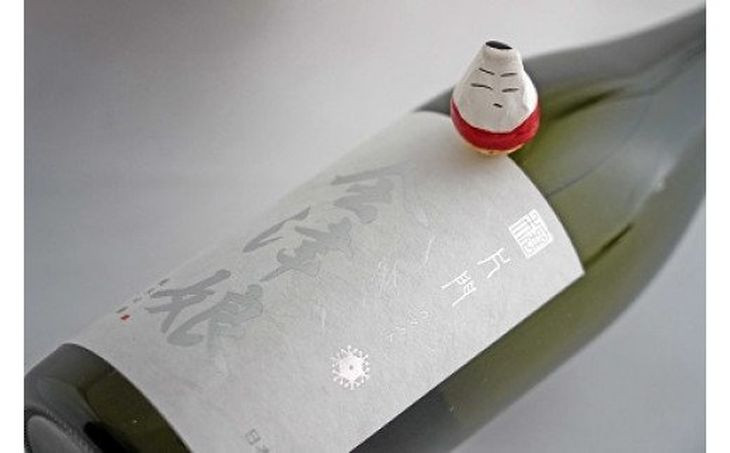 会津地方の縁起物「起き上がり小法師」が一つついてきます。