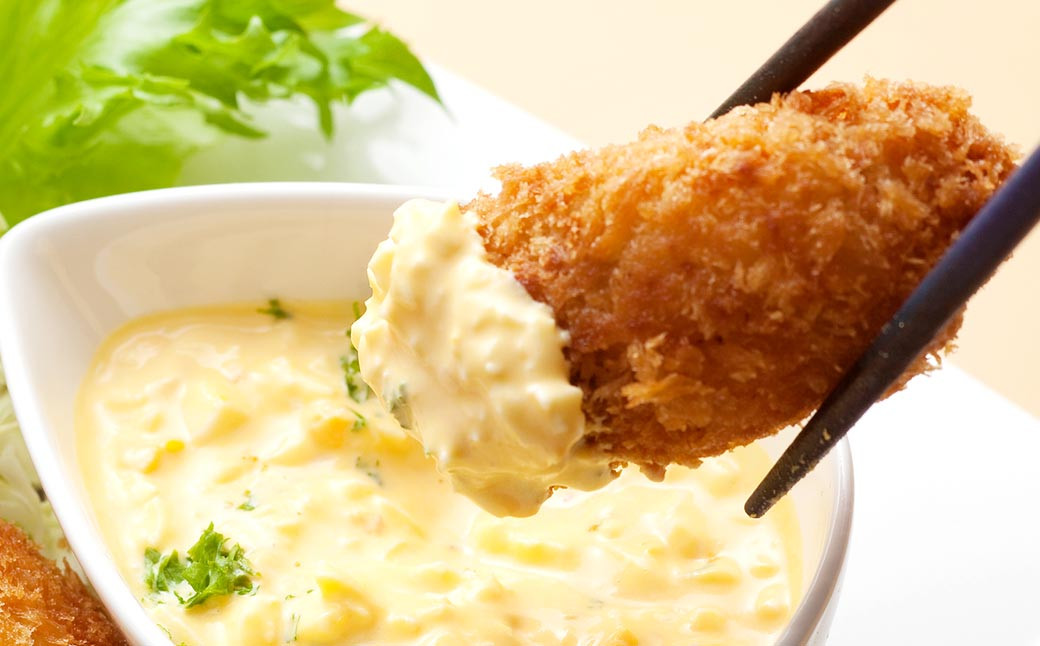 サクサクッ!国産大ぶりカキフライ 80個(約2kg) 岡垣町