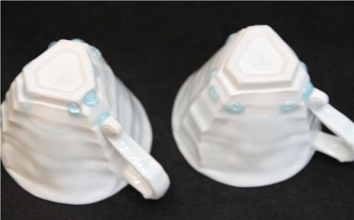 【宝寿窯】 雫しのぎマグカップ 2個セット [UCN006] 焼き物 やきもの 器 コップ カップ