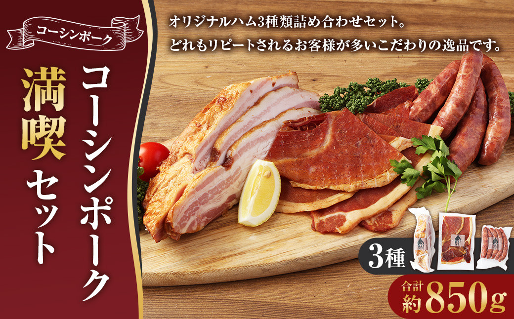コーシンポーク 満喫セット 約850g