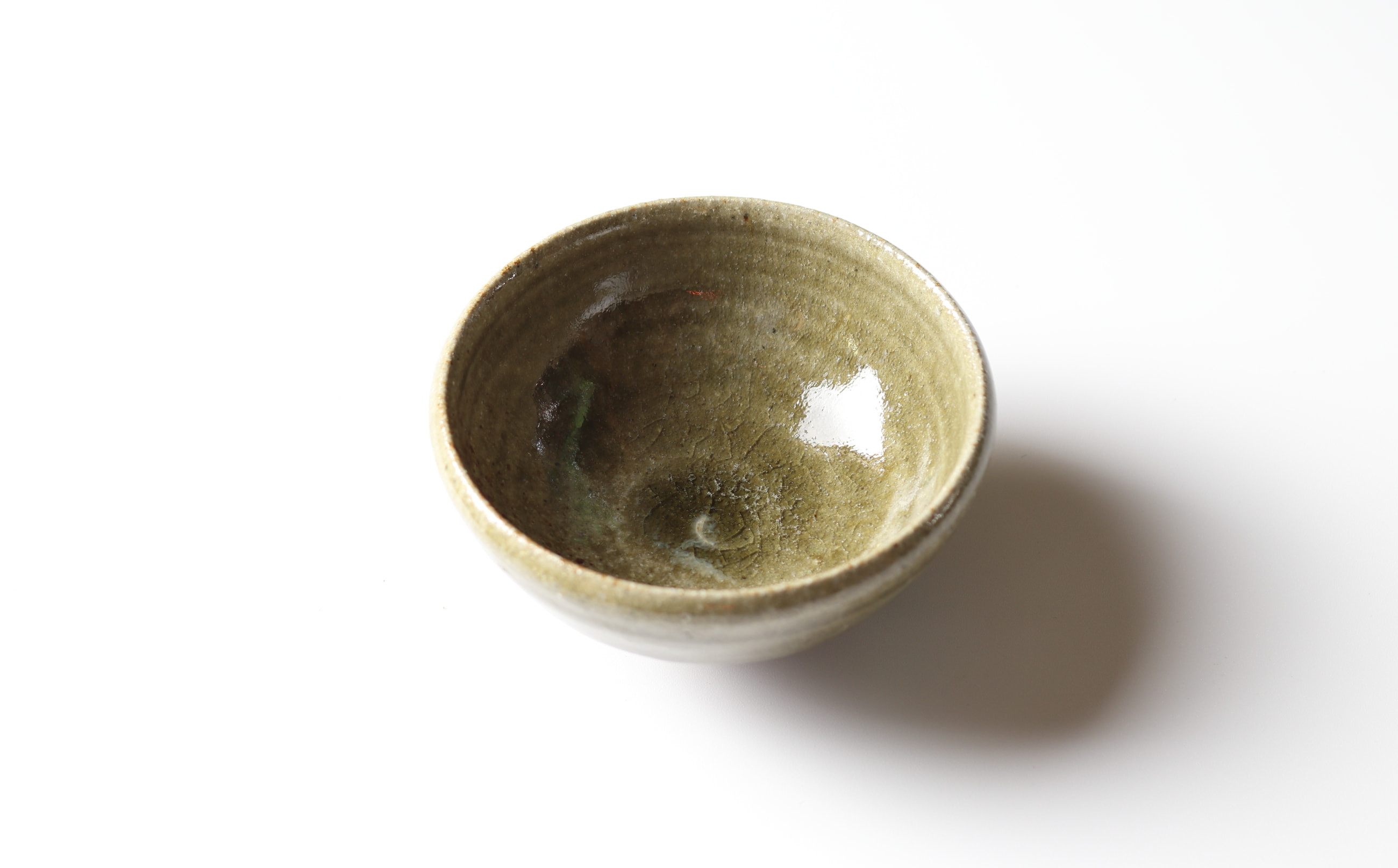 大草野螢窯 窯変平ぐい呑(箱付) A