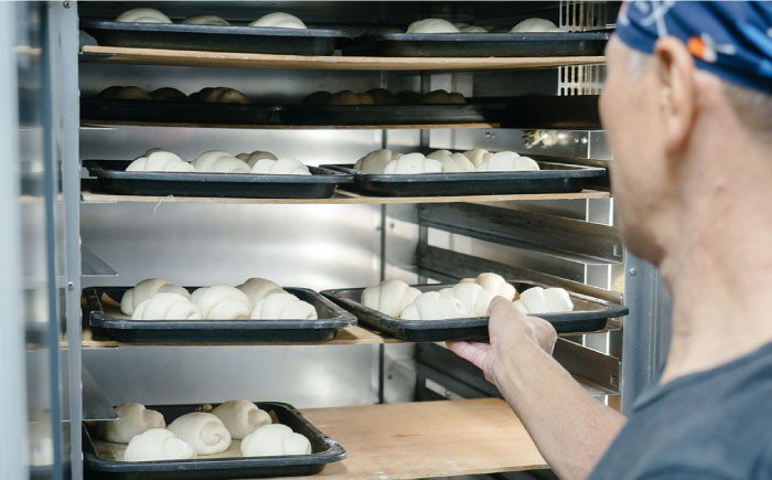 クッキー生地にも、菜種油を使用。身体に優しくちゃんと美味しい