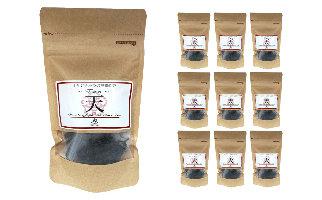 【12ヶ月定期便】 焙煎 和紅茶 ~Ten~天 (2gx12個) ×10個セット