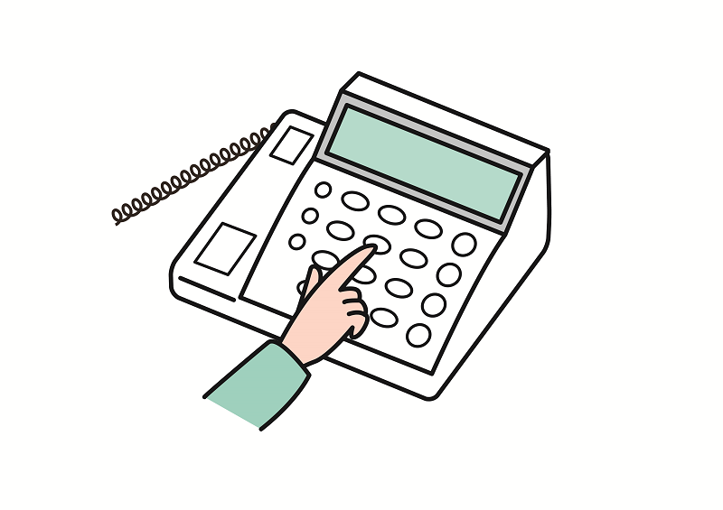 郵便局のみまもりでんわ(固定電話)サービス6か月