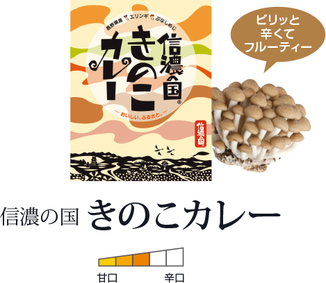 きのこのカレー(パッケージ)