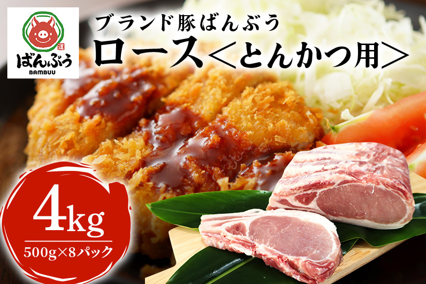 ４２ーAP豚ロースとんかつ用4kg（500g×8パック）
