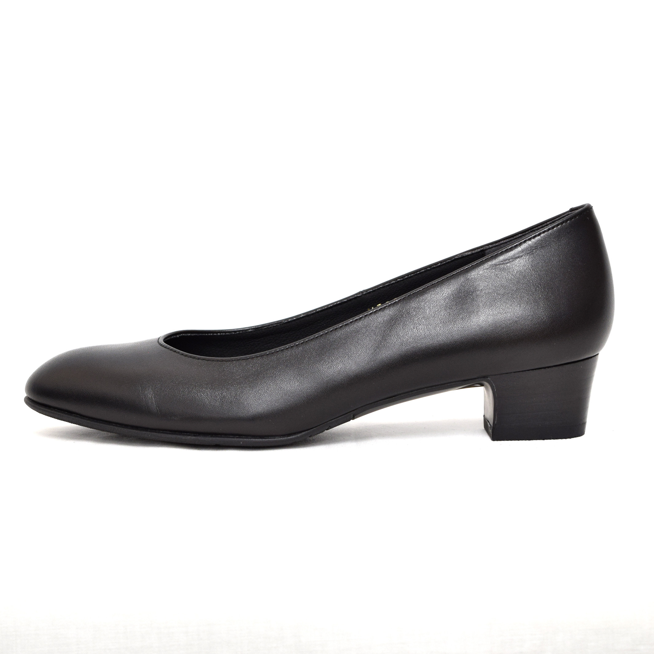 EIZO BLACK ブラックパンプス/ラウンド 3.5cm〈N1300〉【14008】