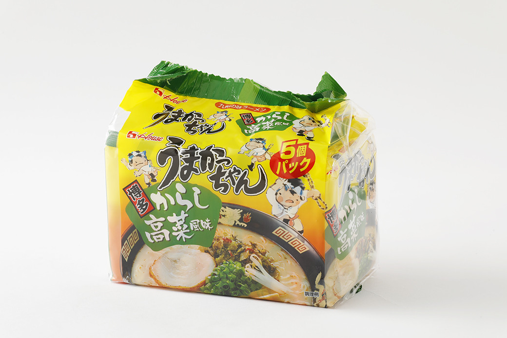 うまかっちゃん 博多からし 高菜風味 30食 (5袋×6パック) とんこつ ラーメン 高菜 