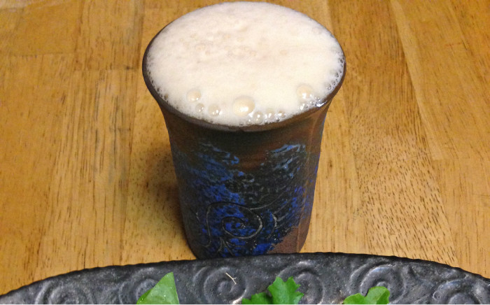 焼締ならではのクリーミーなビールの泡をお楽しみください！