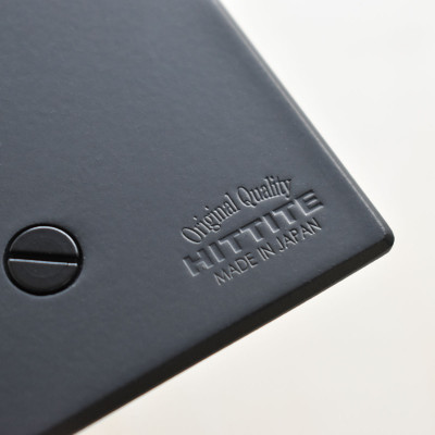 HITTITEのトグルスイッチ L(6口2列型・ブラック)アイアンスイッチプレート