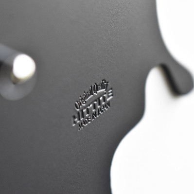 HITTITEのトグルスイッチ C(1口ink型・ブラック)アイアンスイッチプレート