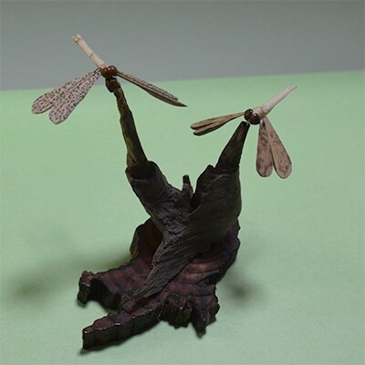 ＜京都産竹使用＞竹のバランストンボ2匹ver(小)リラックスインテリア!