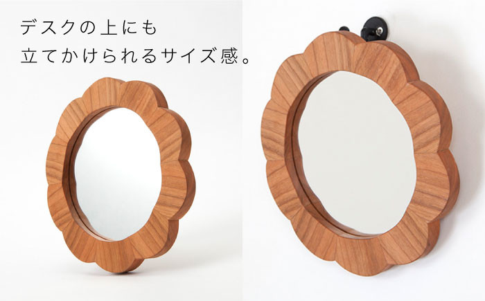 【糸島/クラフト】お部屋の片隅に、花咲く一輪の鏡。