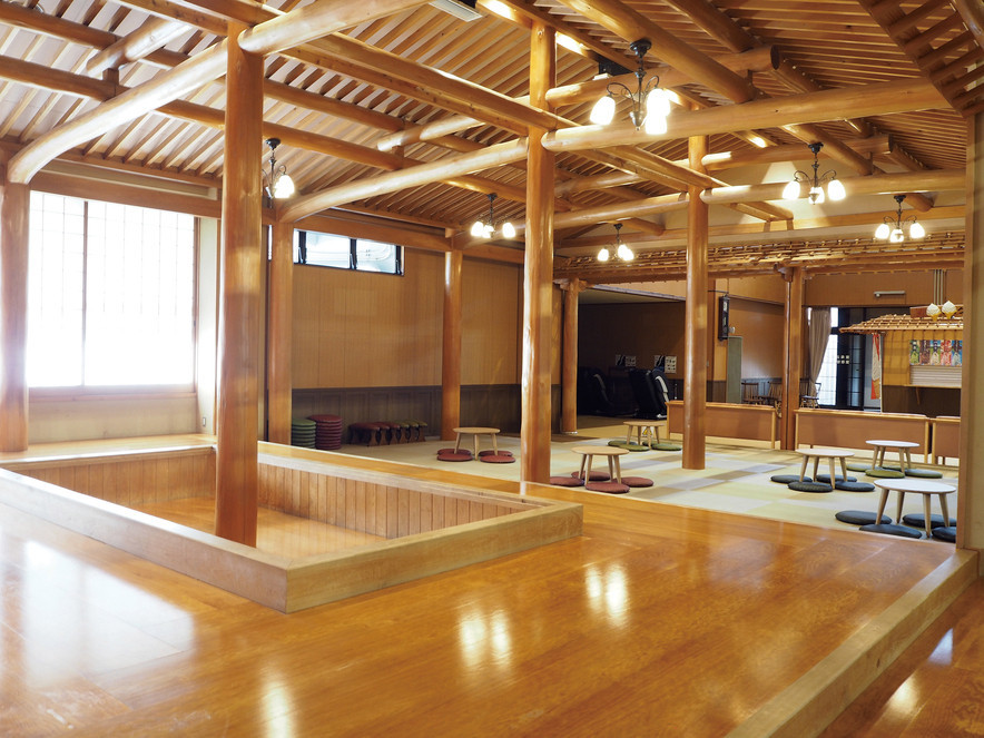 広々とした休憩スペース。