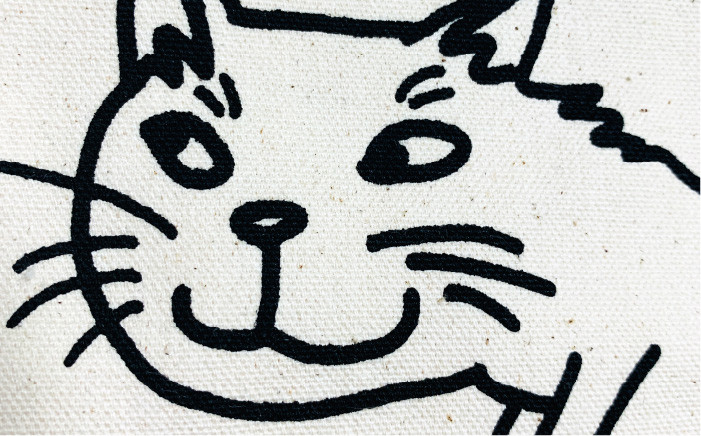 エコ バッグ 猫 三毛猫 ぶち猫 かわいい 糸島