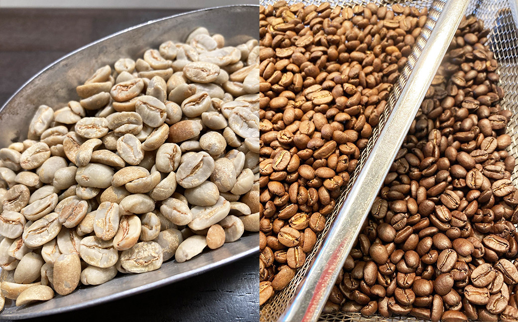 珈琲の生豆が本来持っている甘さを引き出すことを心がけ、オーダーを頂いてから、じっくりと焙煎しています。