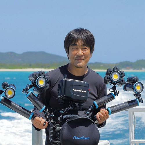 海洋生物写真家 峯水亮氏