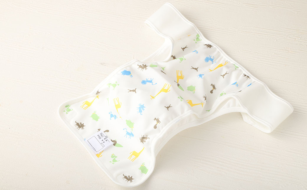 【日本製】布おむつ添い寝セット(ポリエステル)【ブルー】