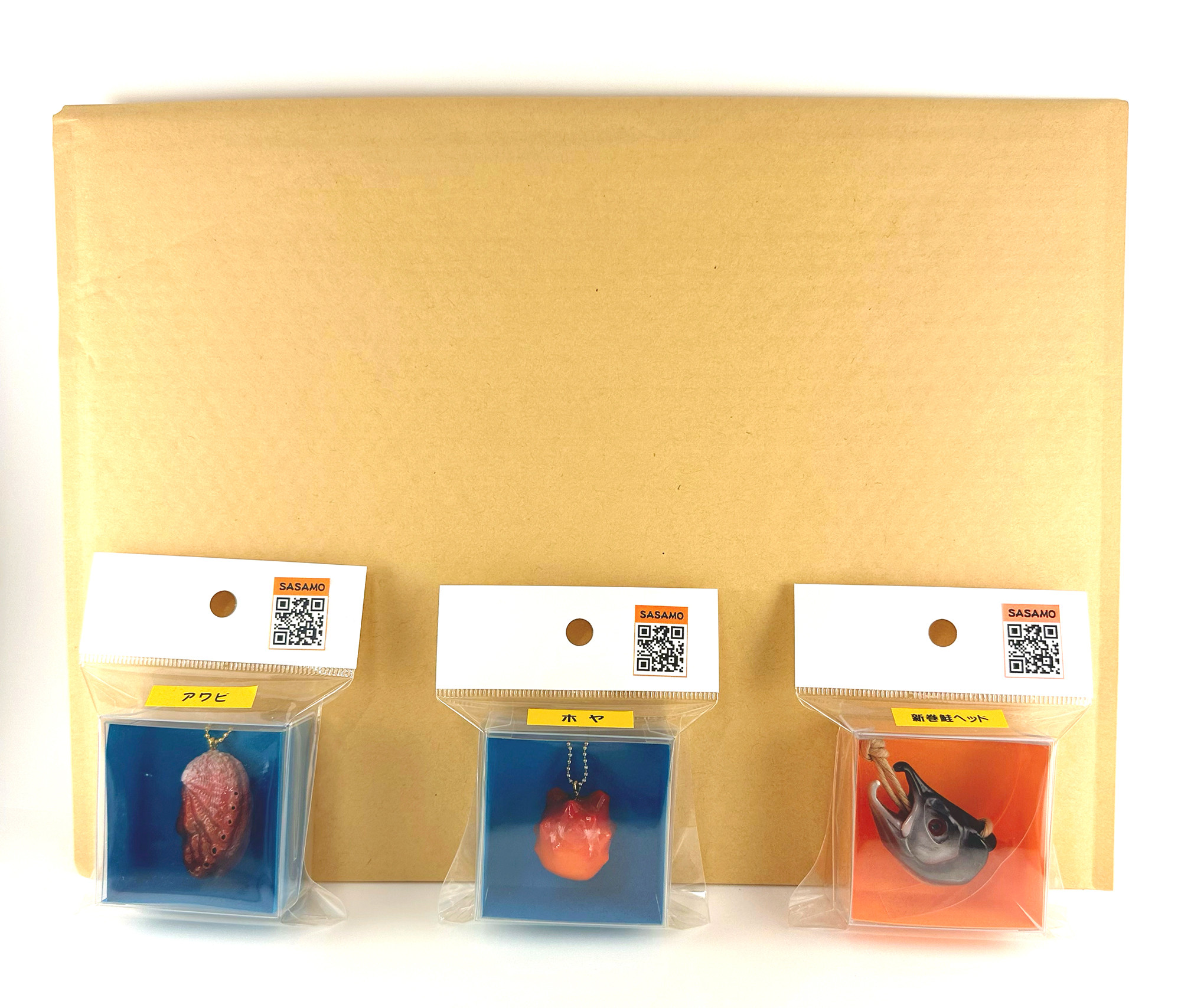 １つひとつ小さな箱に入れてお届けいたします。