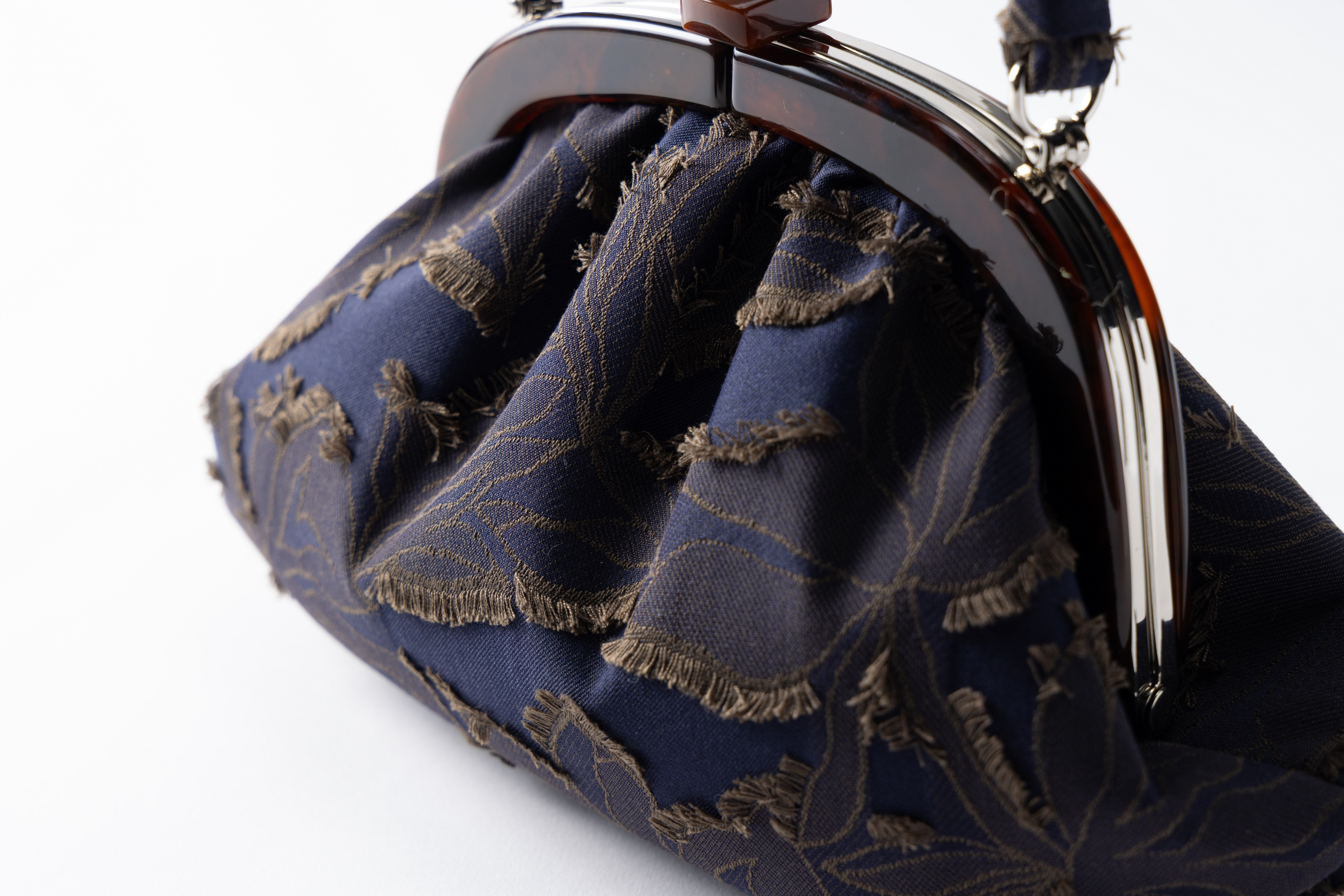 ネイビー×ブラウン