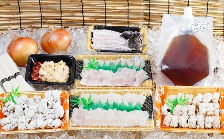 写真の内容に湯引きとタタキが付きます