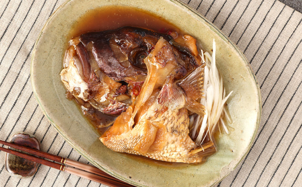 鯛のあら煮 (2匹分)