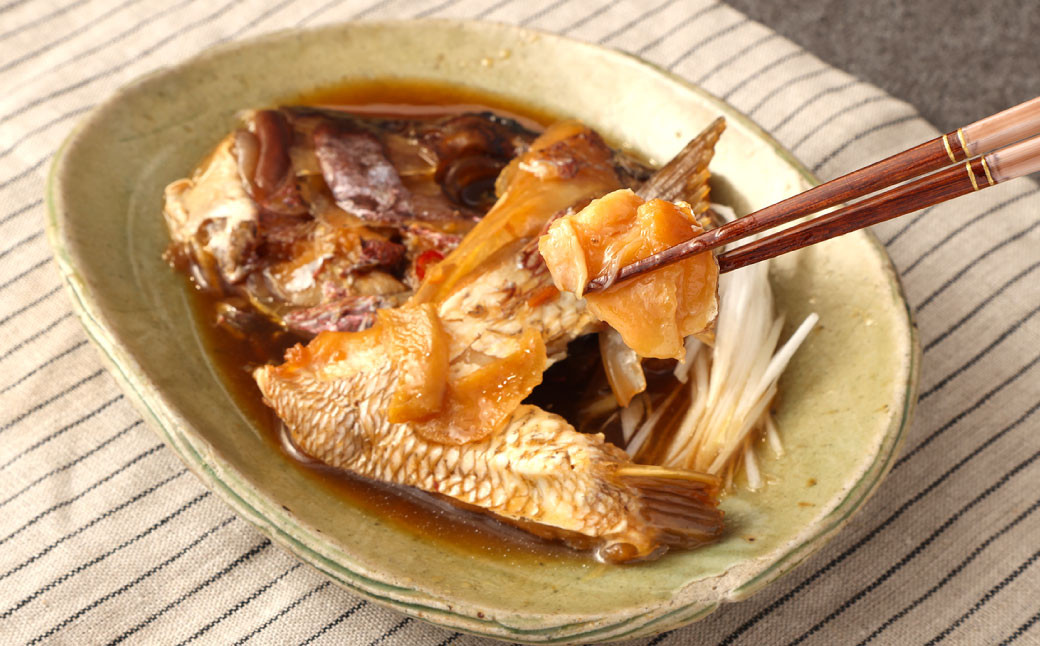 鯛のあら煮 (2匹分)