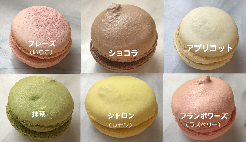 10種のフレーバの一例です