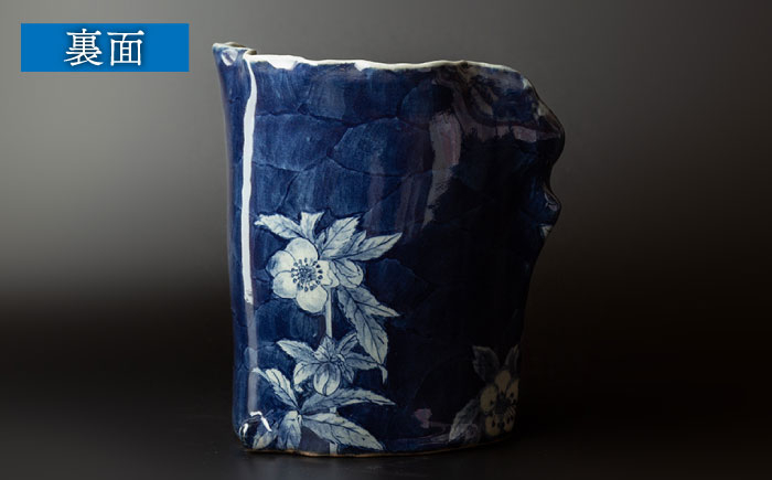 【辻修窯】花器 クリスマスローズ [UCH023] 焼き物 やきもの 花瓶 インテリア