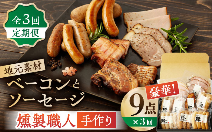 燻製 手づくり 9点 セット 国産 燻製 スモーク ベーコン ハム ソーセージ フランクフルト 熊本県 おつまみ