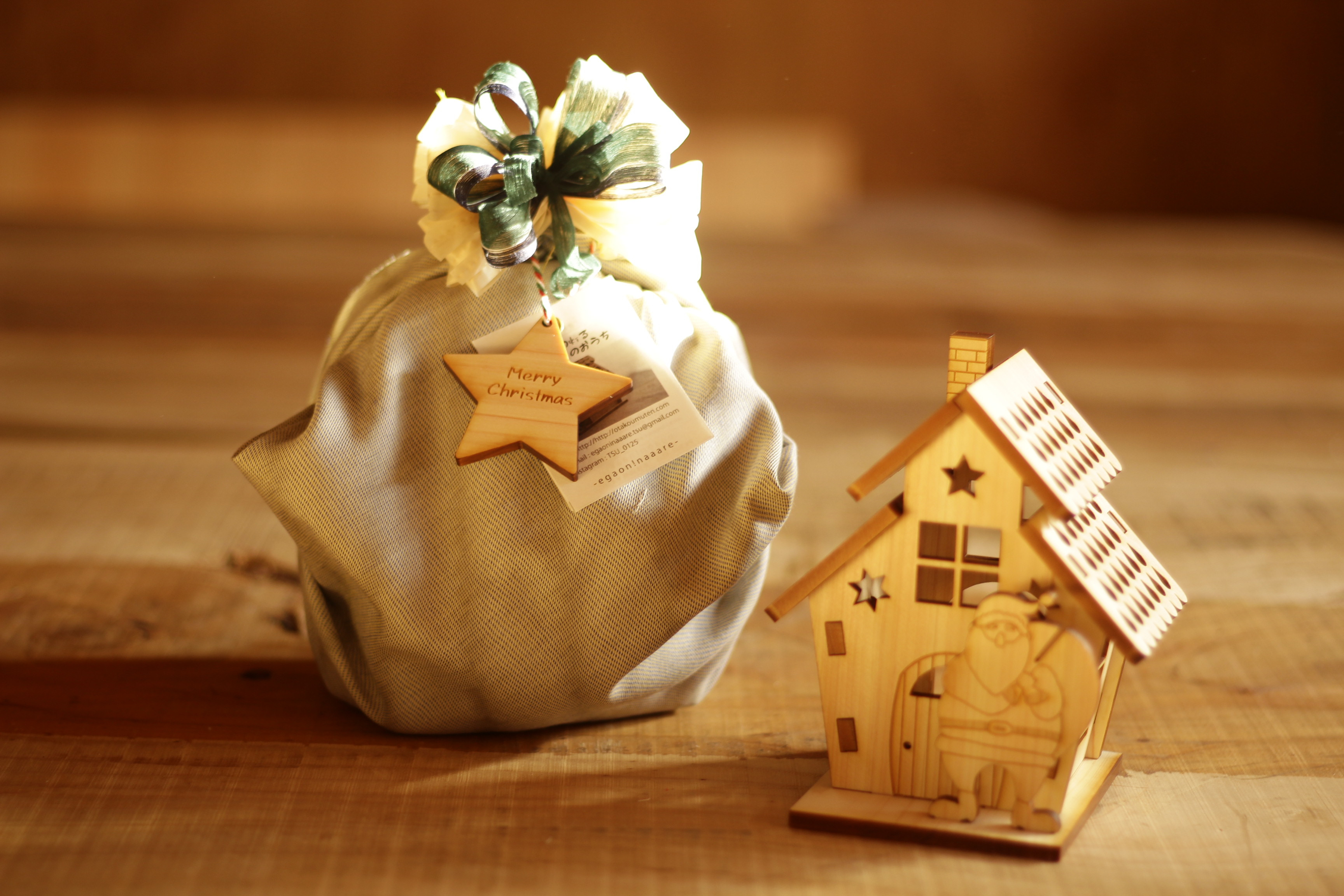 あかりの灯るクリスマスのおうち(完成品)