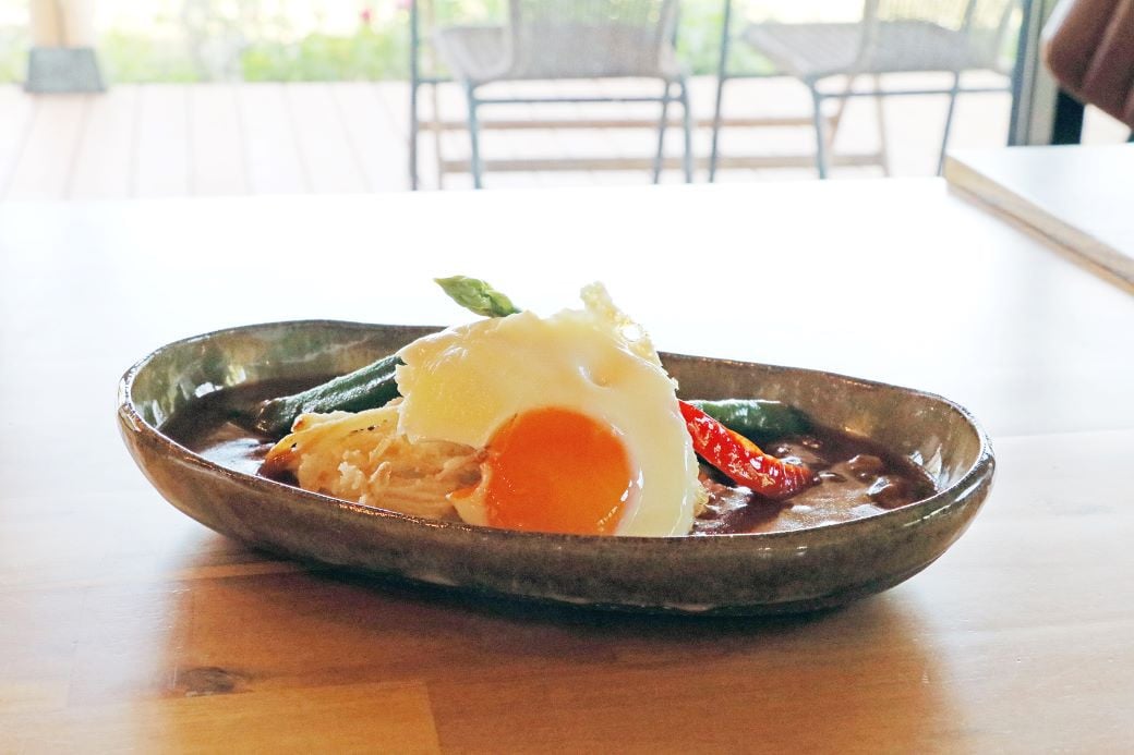 【仲哀焼鏡山窯元】カレー皿 (みかん灰) 皿 陶器 