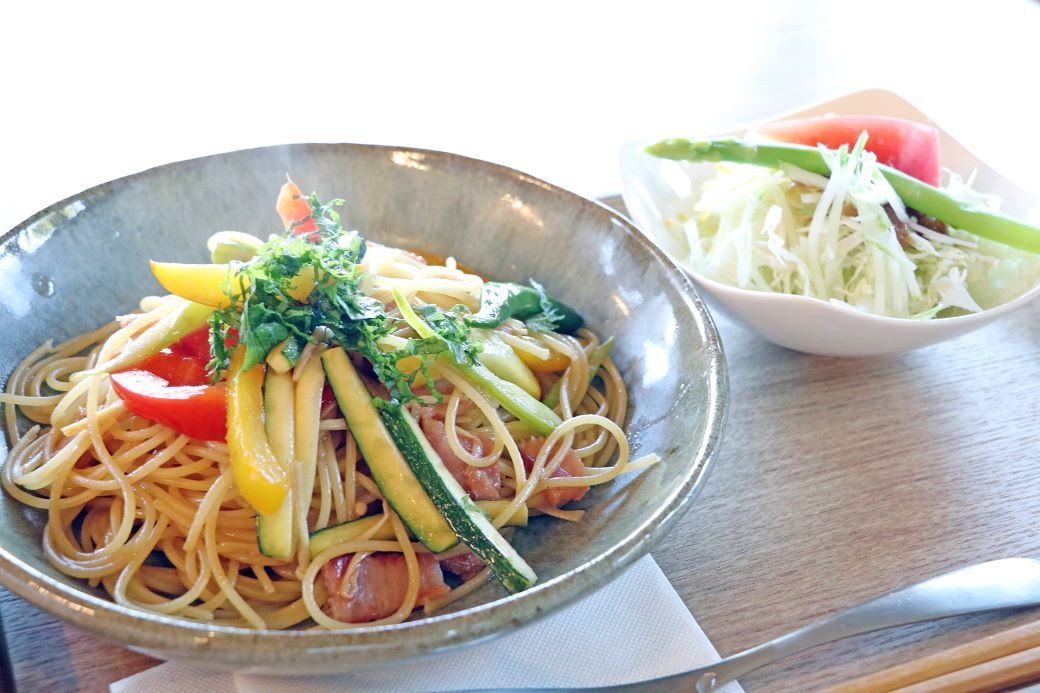 【仲哀焼鏡山窯元】パスタ皿 (みかん灰) 皿 陶器