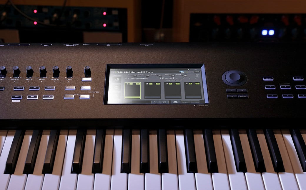 コルグ独自のタッチ・ビュー機能/ライブや現場で威力を発揮するセット・リスト・モード