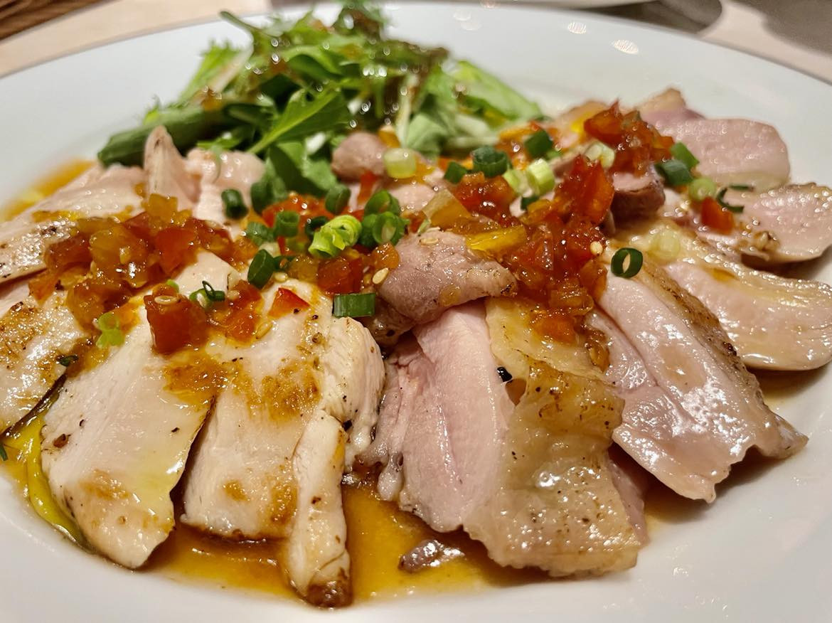 やまがた地鶏のタタキカルパッチョ　※参考イメージです