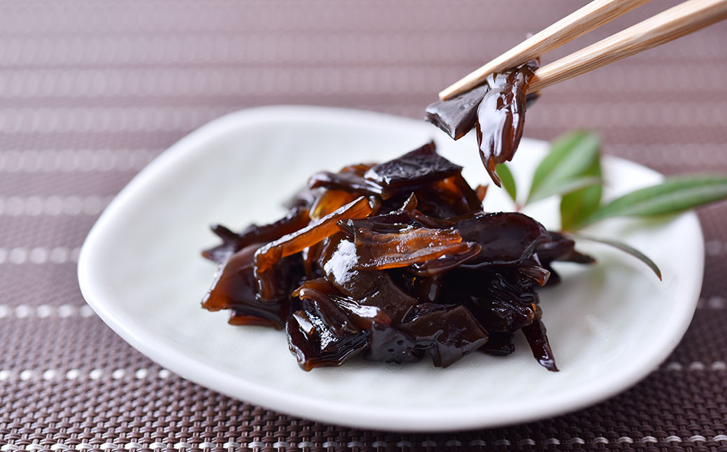 山の幸海の幸(きくらげと茎わかめの佃煮210g)