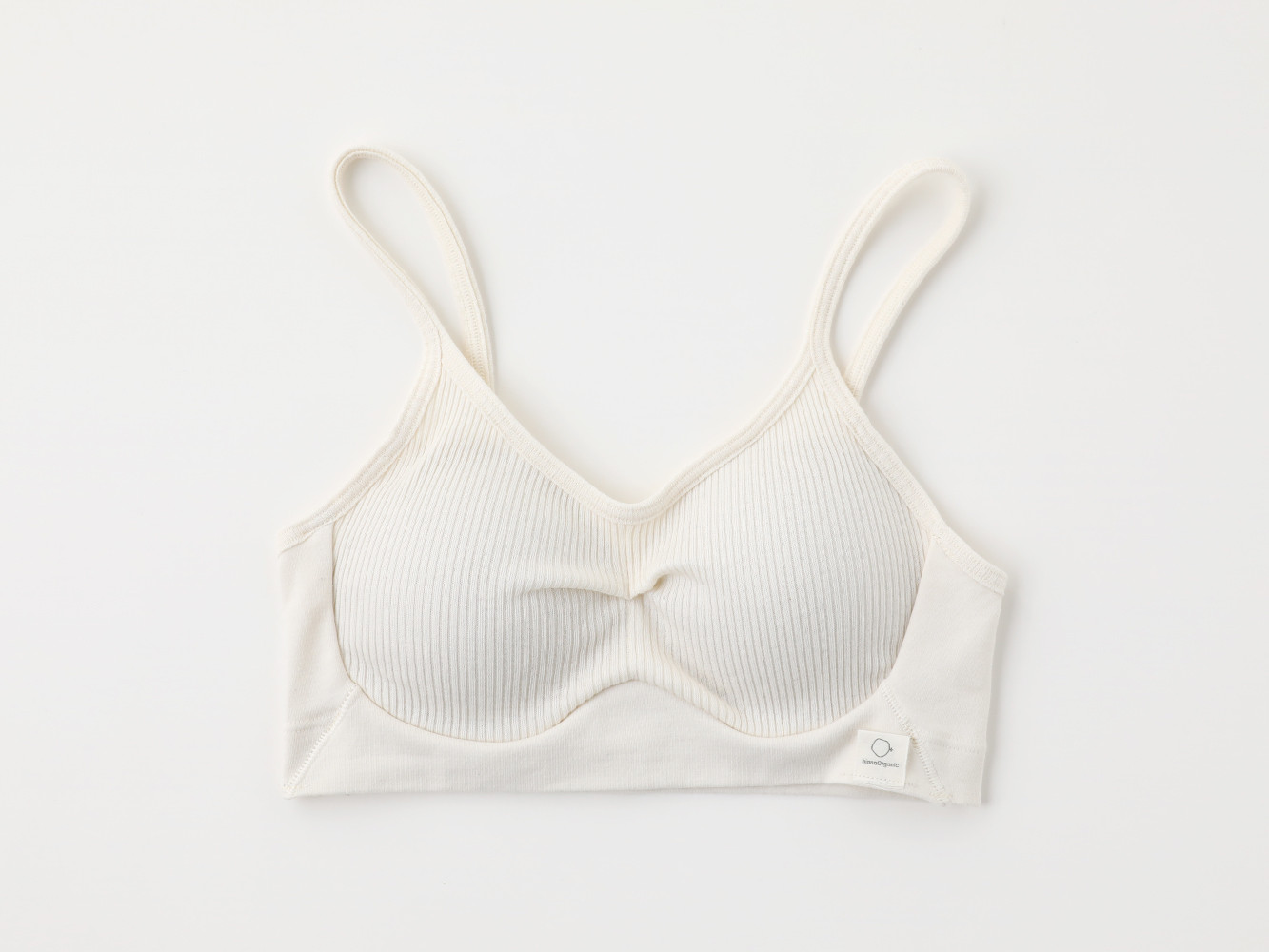 hinna ヒンナ ふわリブ オーガニックコットン ソフトブラ