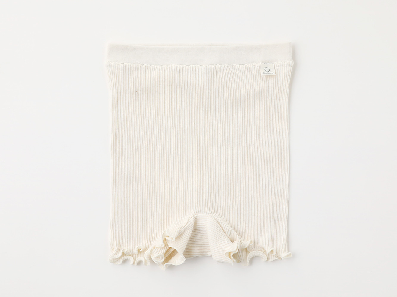 hinna ヒンナ ふわリブ オーガニックコットン 1分丈ショーツ【2枚セット】