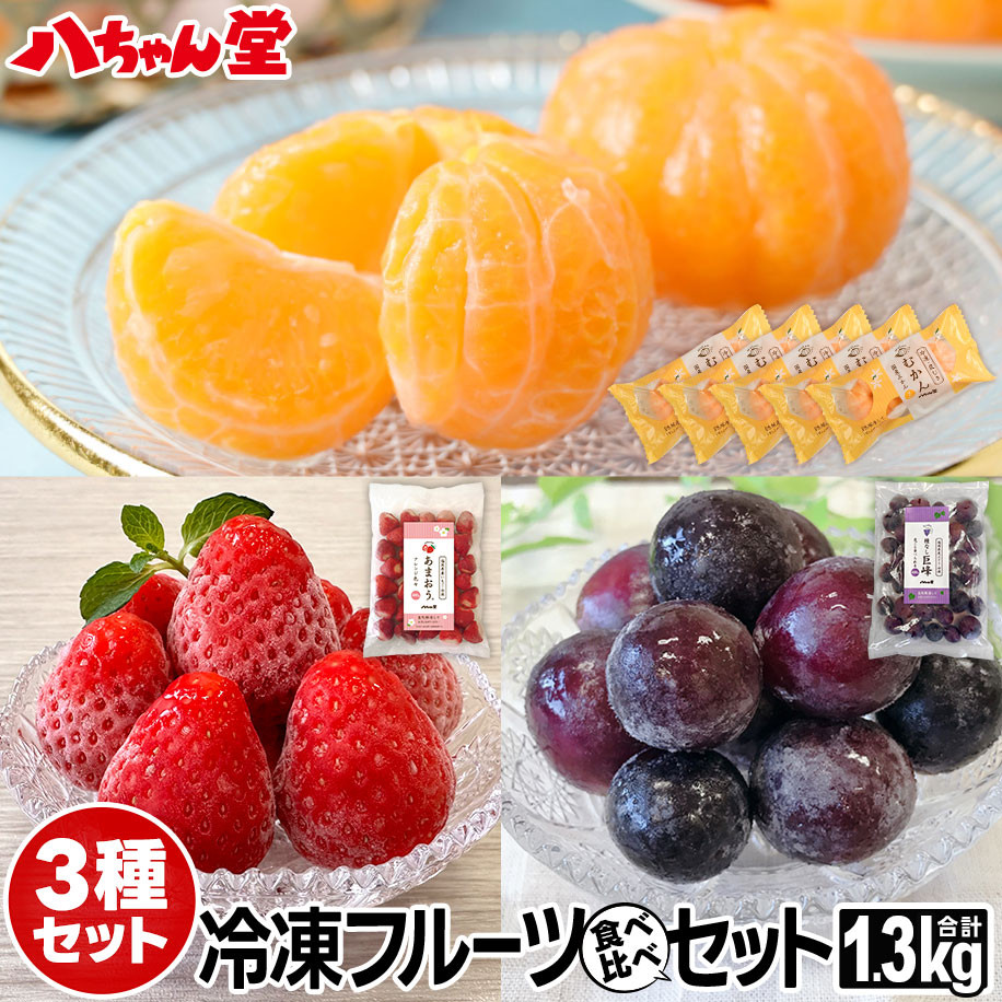 八ちゃん堂 冷凍フルーツ3種セット