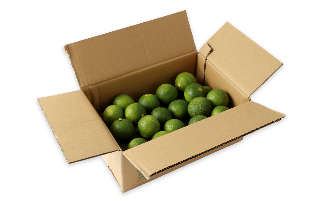 有機 JAS 認証 かぼす青果 2kg ( 箱入り )	