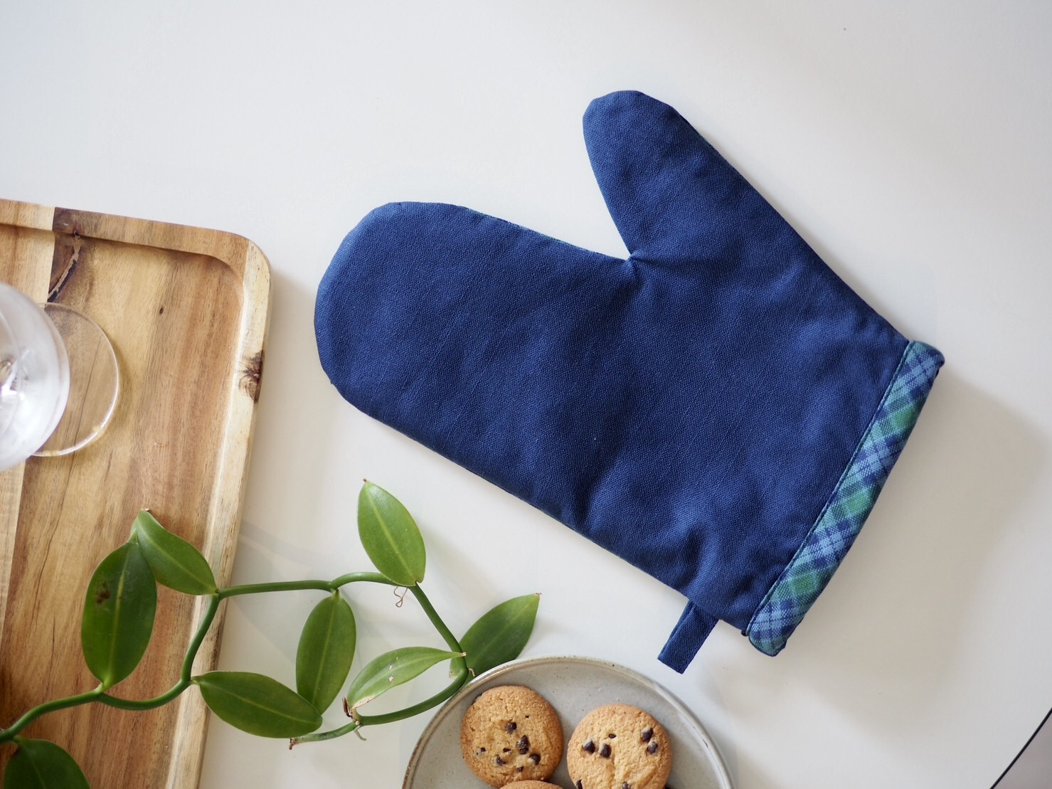 ミトンとポットマットはリバーシブルになっています。